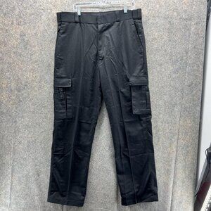 Tact Squad Pants Men 36 Reg EMT Black Polyester Tactical Police Cargo Casual
